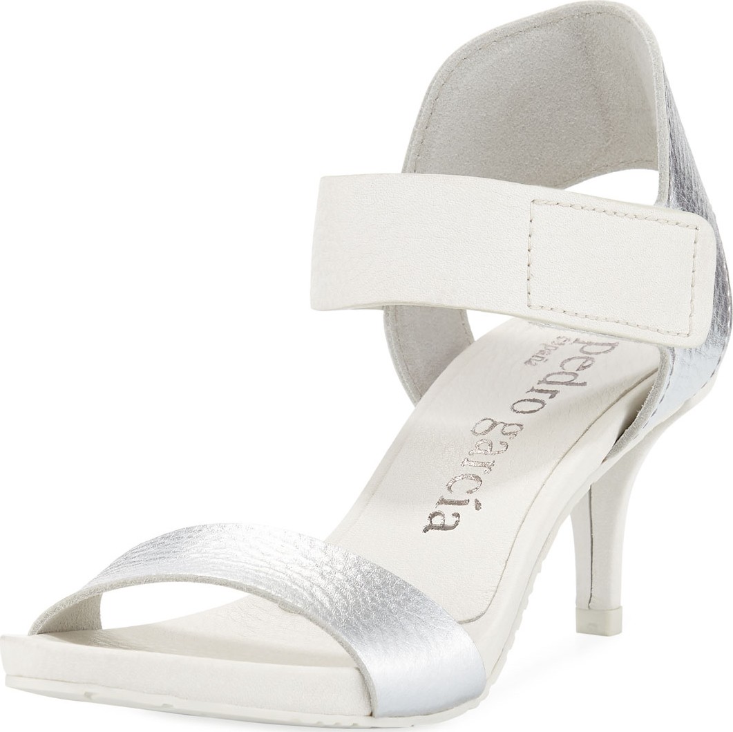 Pedro Garcia Wendelin Leather Low-Heel Sandal