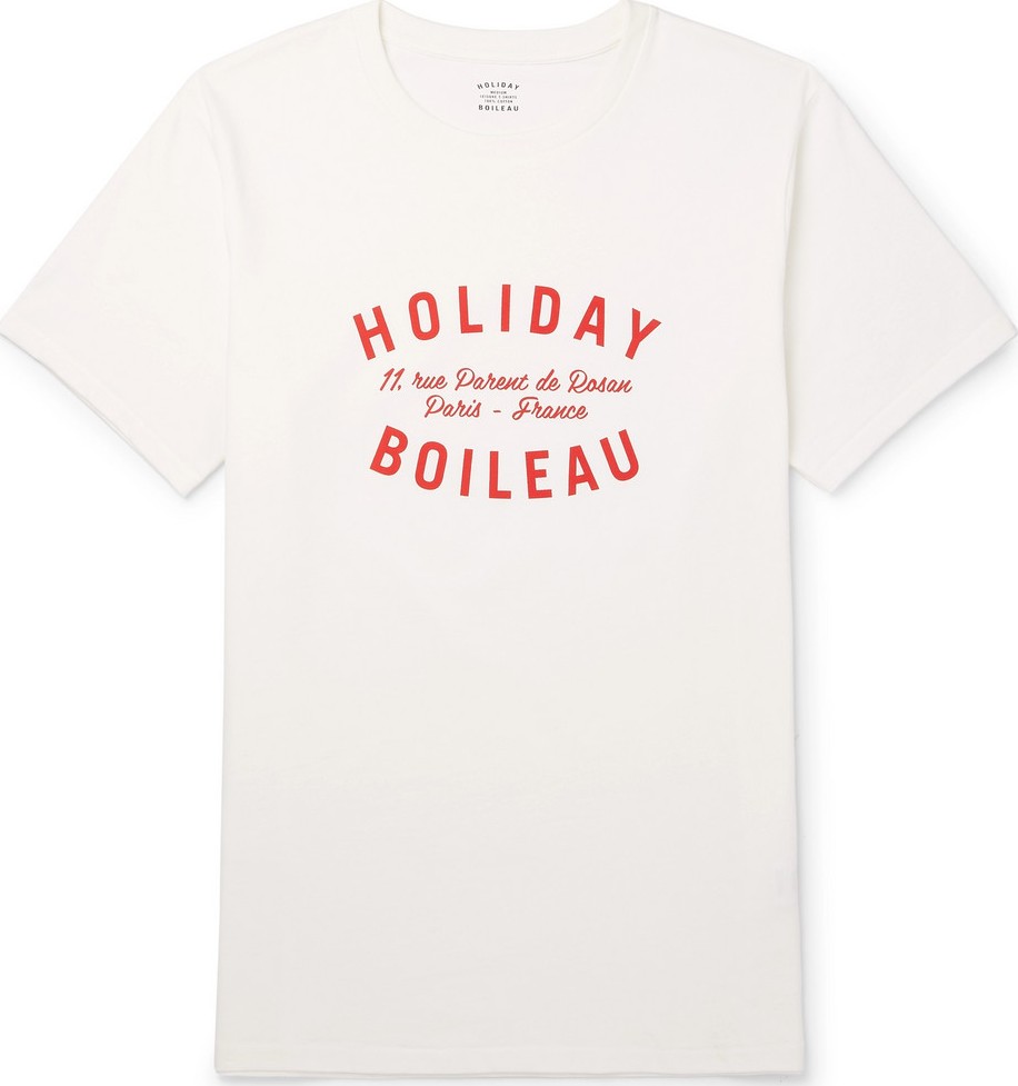 Holiday Boileau Logo-Print Cotton-Jersey T-Shirt