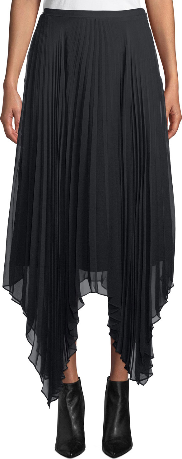 Camilla And Marc Lacee Pleated Handkerchief Midi Skirt
