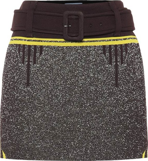 Prada Knitted miniskirt