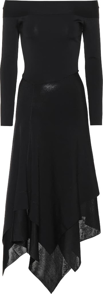 Victoria Beckham Off-the-shoulder stretch dress
