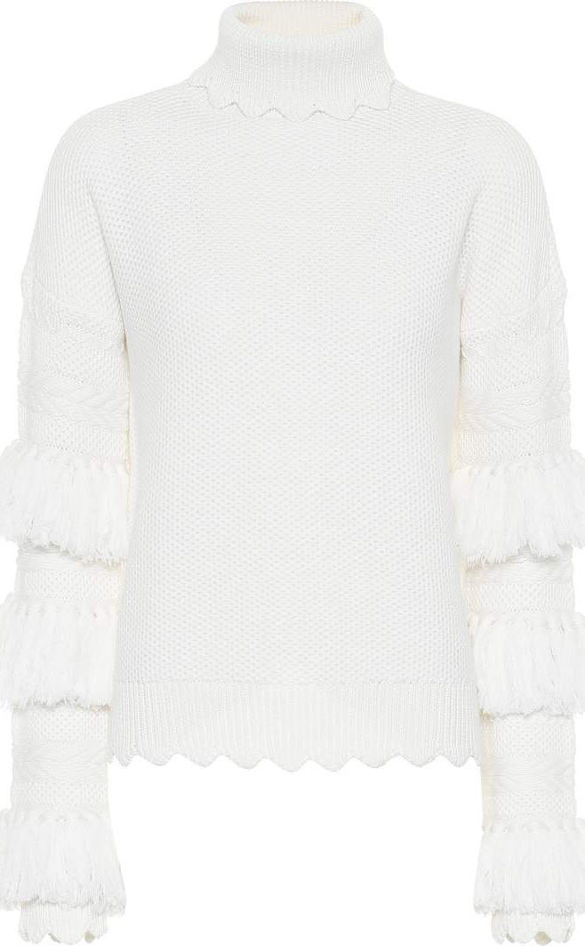 Jonathan Simkhai Tasseled wool sweater