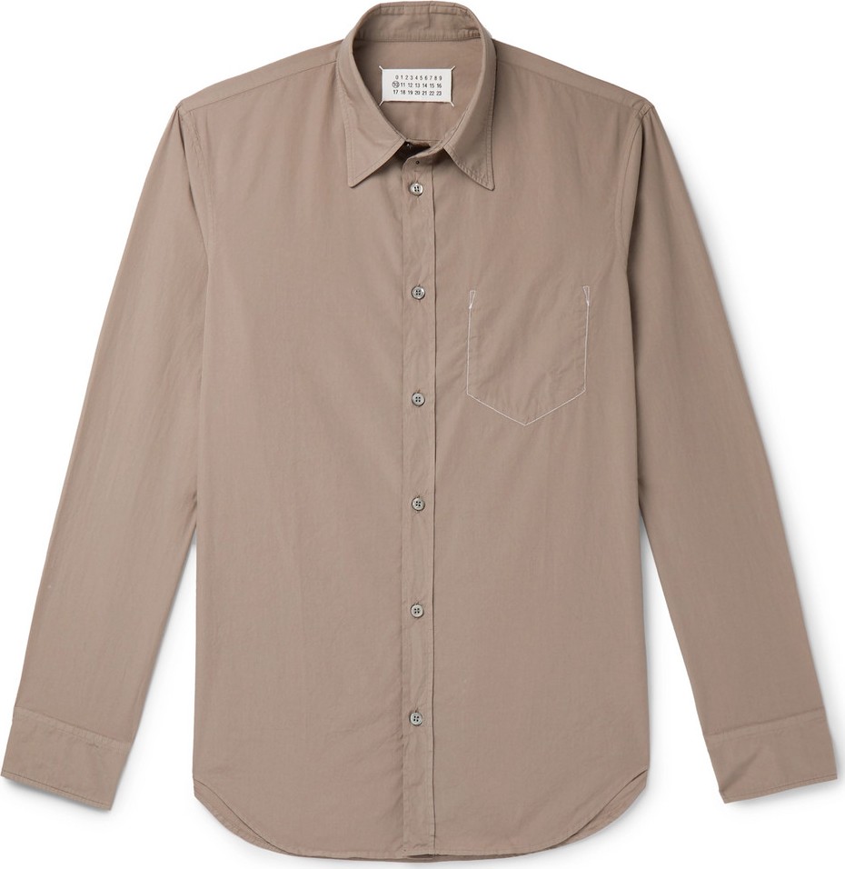 Maison Margiela Slim-Fit Cotton-Poplin Shirt