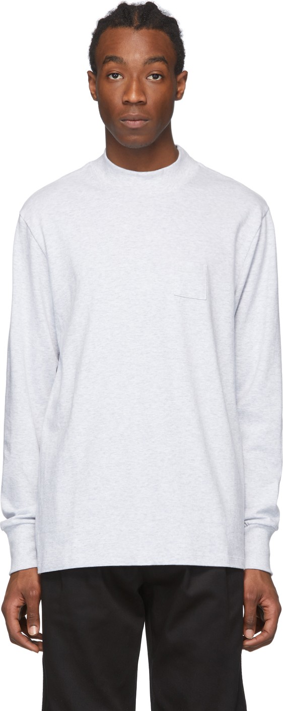 Aimé Leon Dore Grey Dimebag Long Sleeve T-Shirt