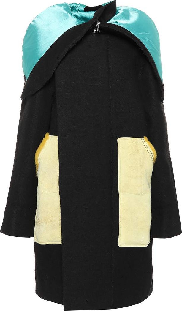 Rick Owens Camel hair and linen coat