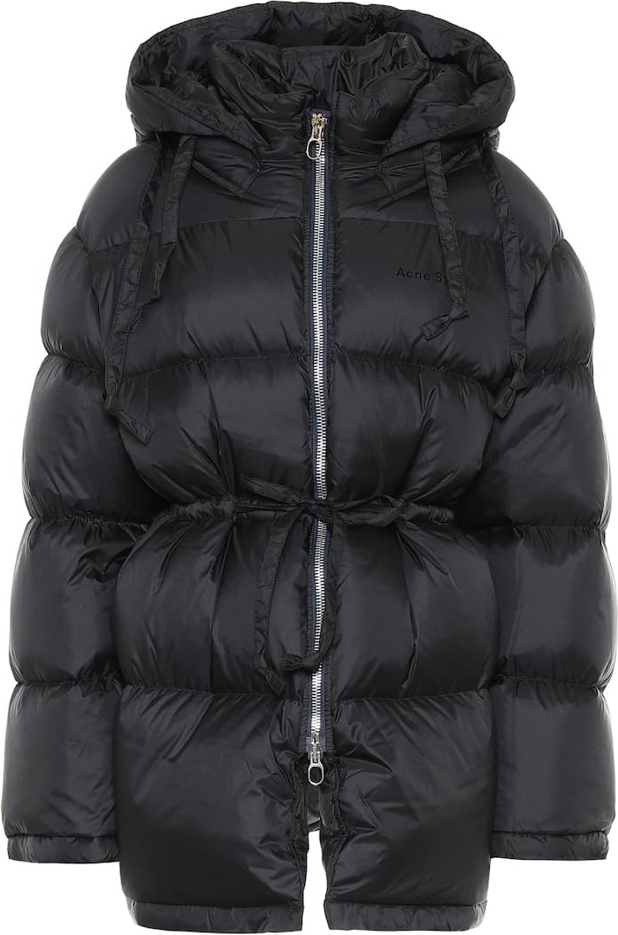 Acne Studios Hooded nylon down jacket