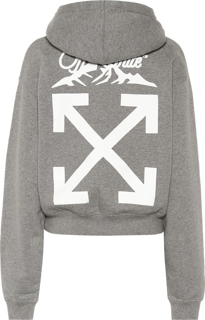 Off White Exclusive to Mytheresa – printed cotton hoodie