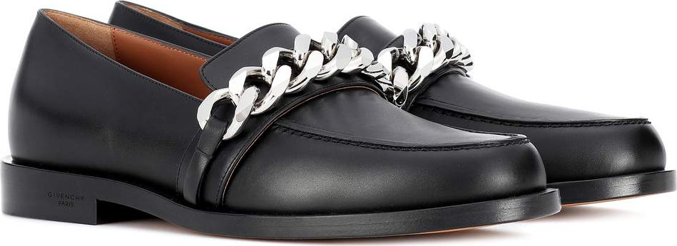 Givenchy Chain leather slippers