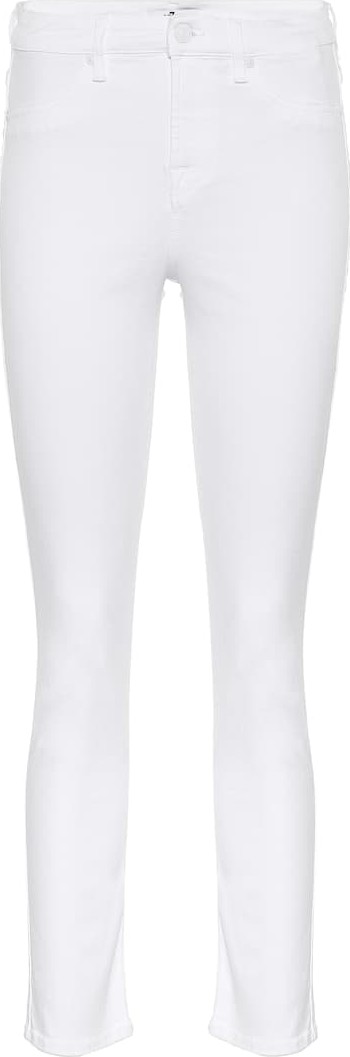 7 For All Mankind Pyper cropped mid-rise skinny jeans