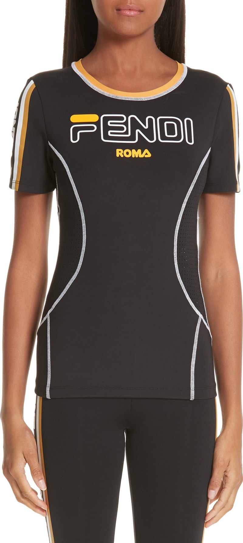 Fendi x FILA Mania Logo Fitness Tee