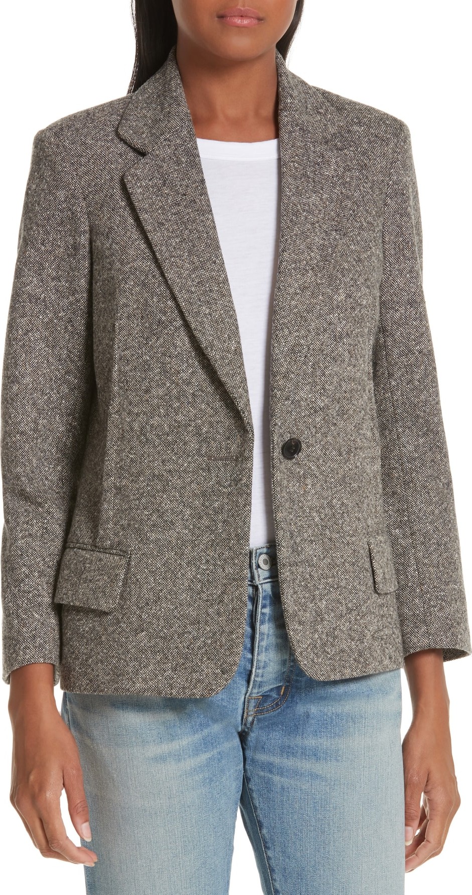Nili Lotan Humphrey Wool Blend Blazer