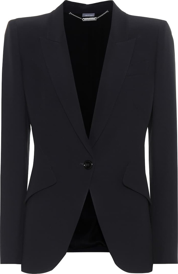 Alexander McQueen Crêpe blazer