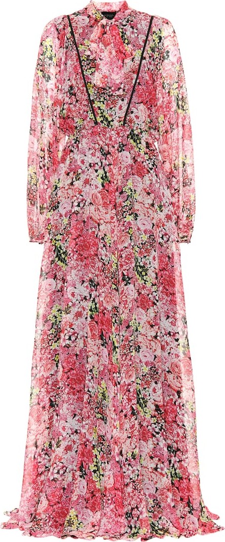 Giambattista Valli Floral silk maxi dress