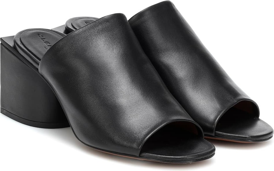 Robert Clergerie Edith leather mules