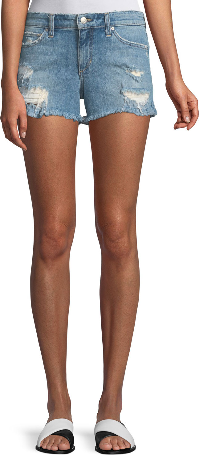 Joe's Jeans Ozzie Distressed Denim Shorts