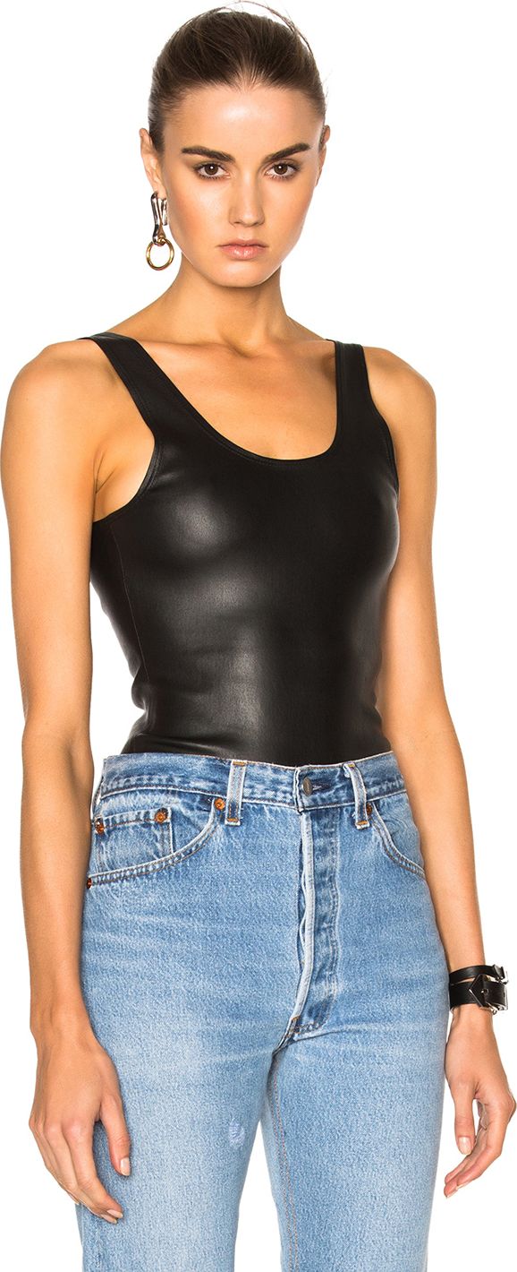SPRWMN Leather Bodysuit