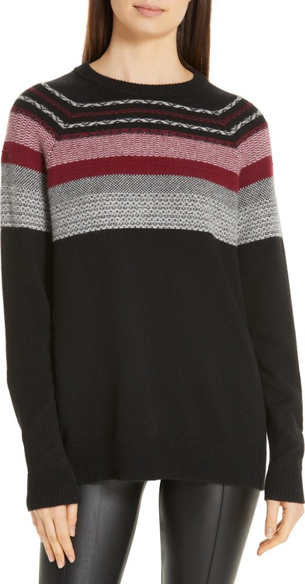 ATM Anthony Thomas Melillo Fair Isle Merino Wool Blend Sweater ATM Anthony Thomas Melillo Fair Isle Merino Wool Blend Sweater