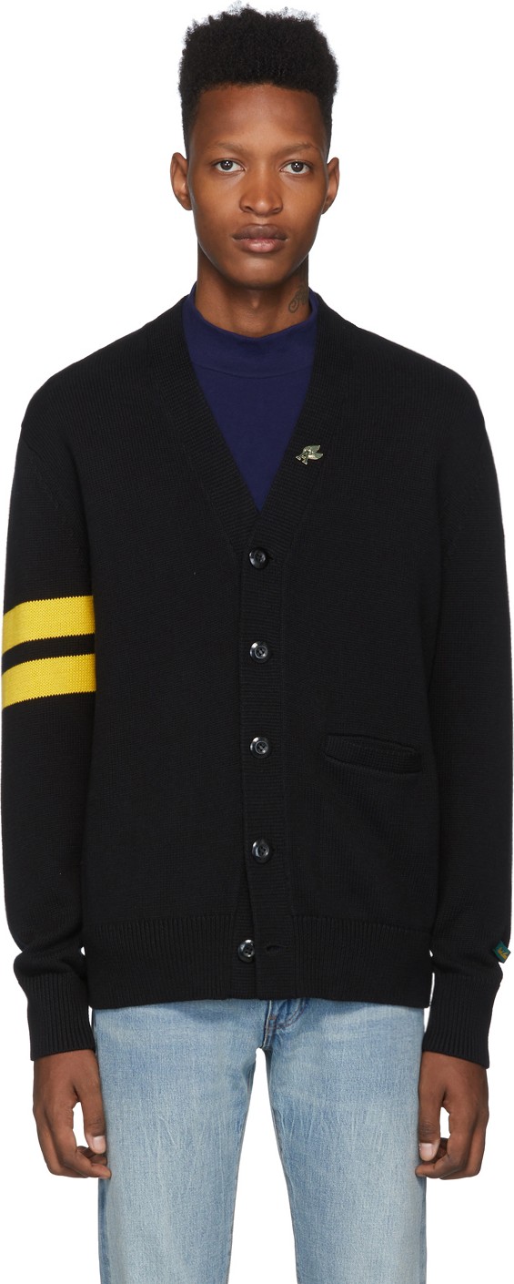 Aimé Leon Dore Black Sweater Cardigan