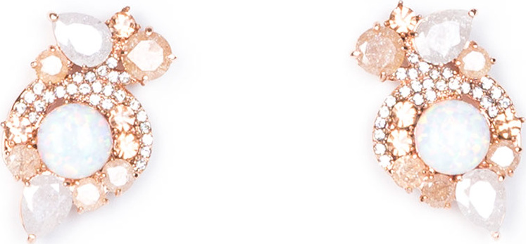 Mignonne Gavigan New York Gaby Metallic Earrings, Rose