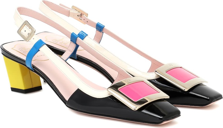 Roger Vivier Belle Vivier patent-leather pumps