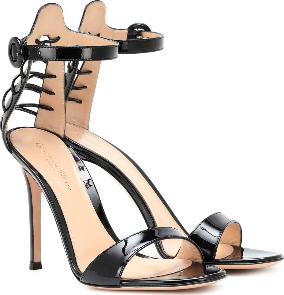Gianvito Rossi Patent leather sandals
