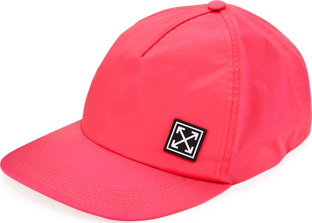 Off White Stretch Logo Patch Baseball Cap