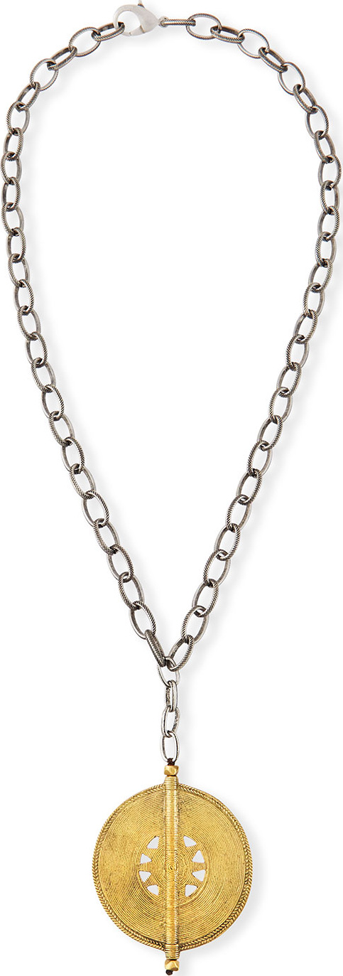 Hipchik Couture Claudia Medallion Pendant Necklace