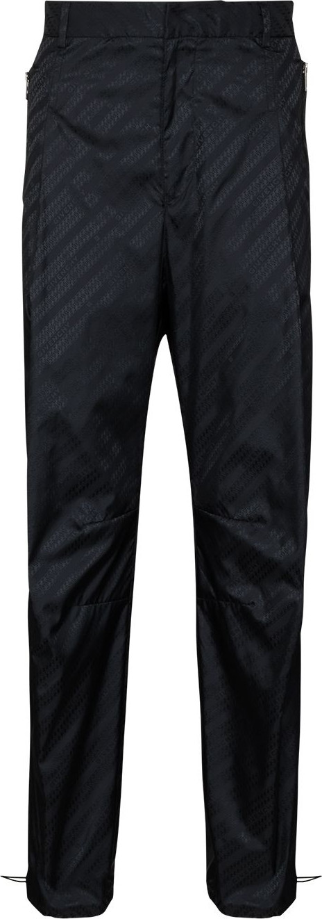 Givenchy - Chain-print loose-fit trousers