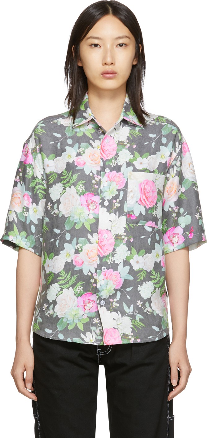 Noon Goons SSENSE Exclusive Black & Multicolor Prom Shirt