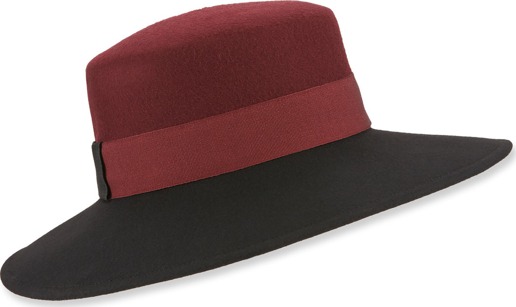 Marzi Colorblock Structured Wool Hat