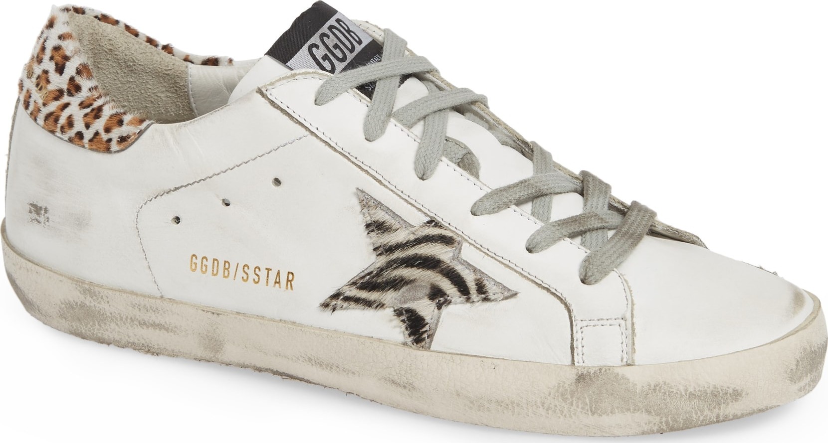 Golden Goose Deluxe Brand Superstar Genuine Calf Hair Sneaker