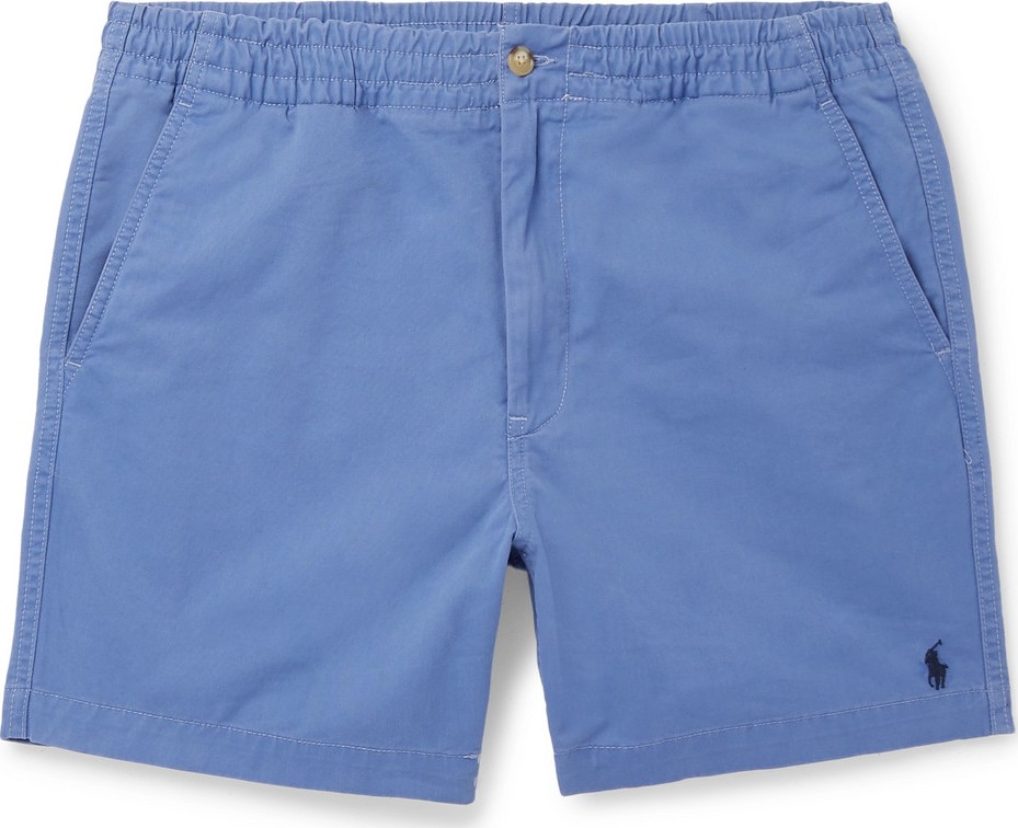 Polo Ralph Lauren Washed Cotton-Blend Twill Shorts