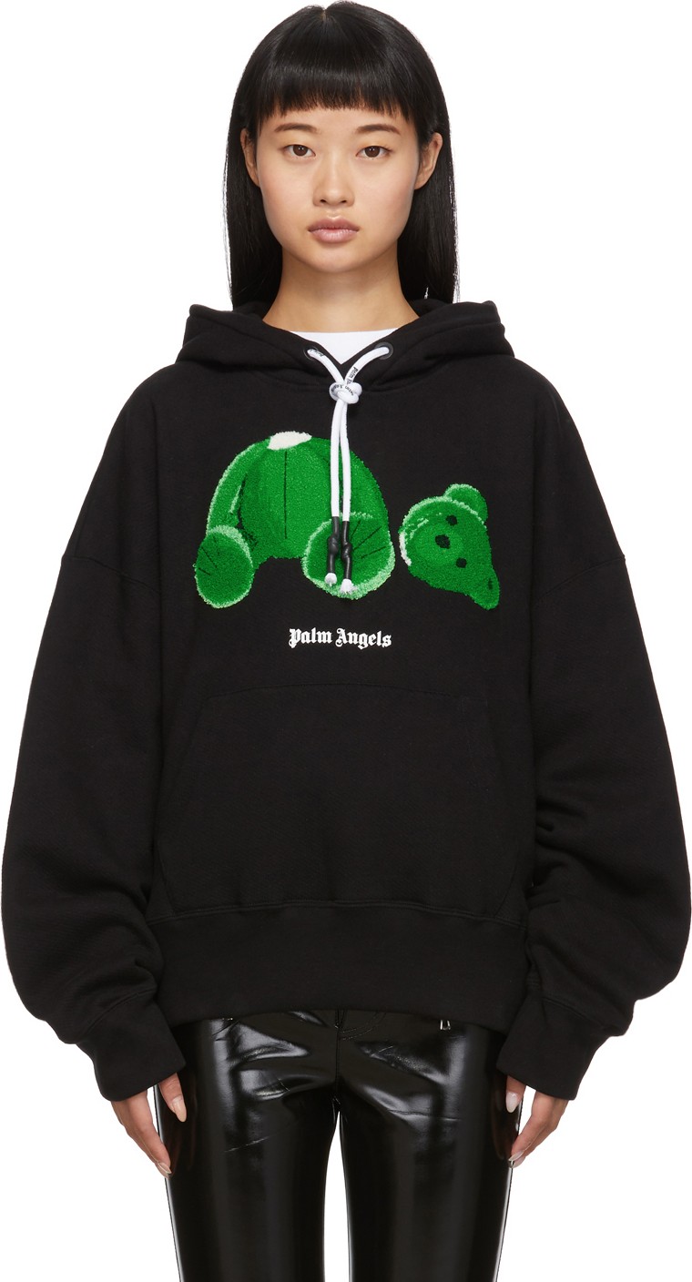 Palm Angels Black Kill The Bear Hoodie