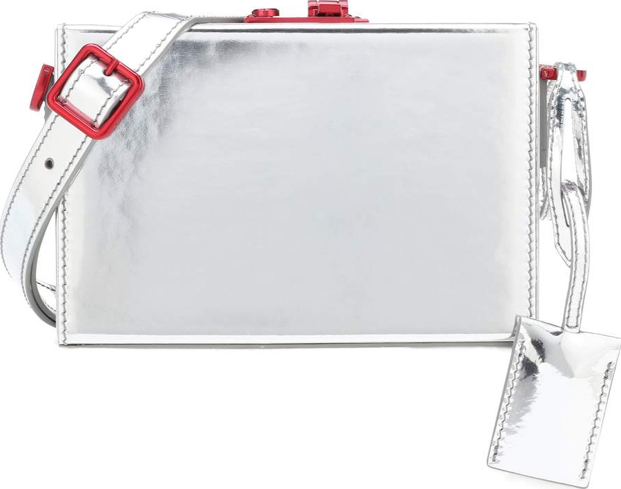 Calvin Klein 205W39NYC Metallic leather crossbody bag