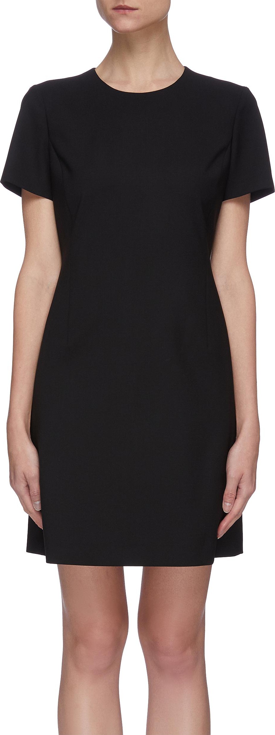 Theory Traceable darted wool blend dress