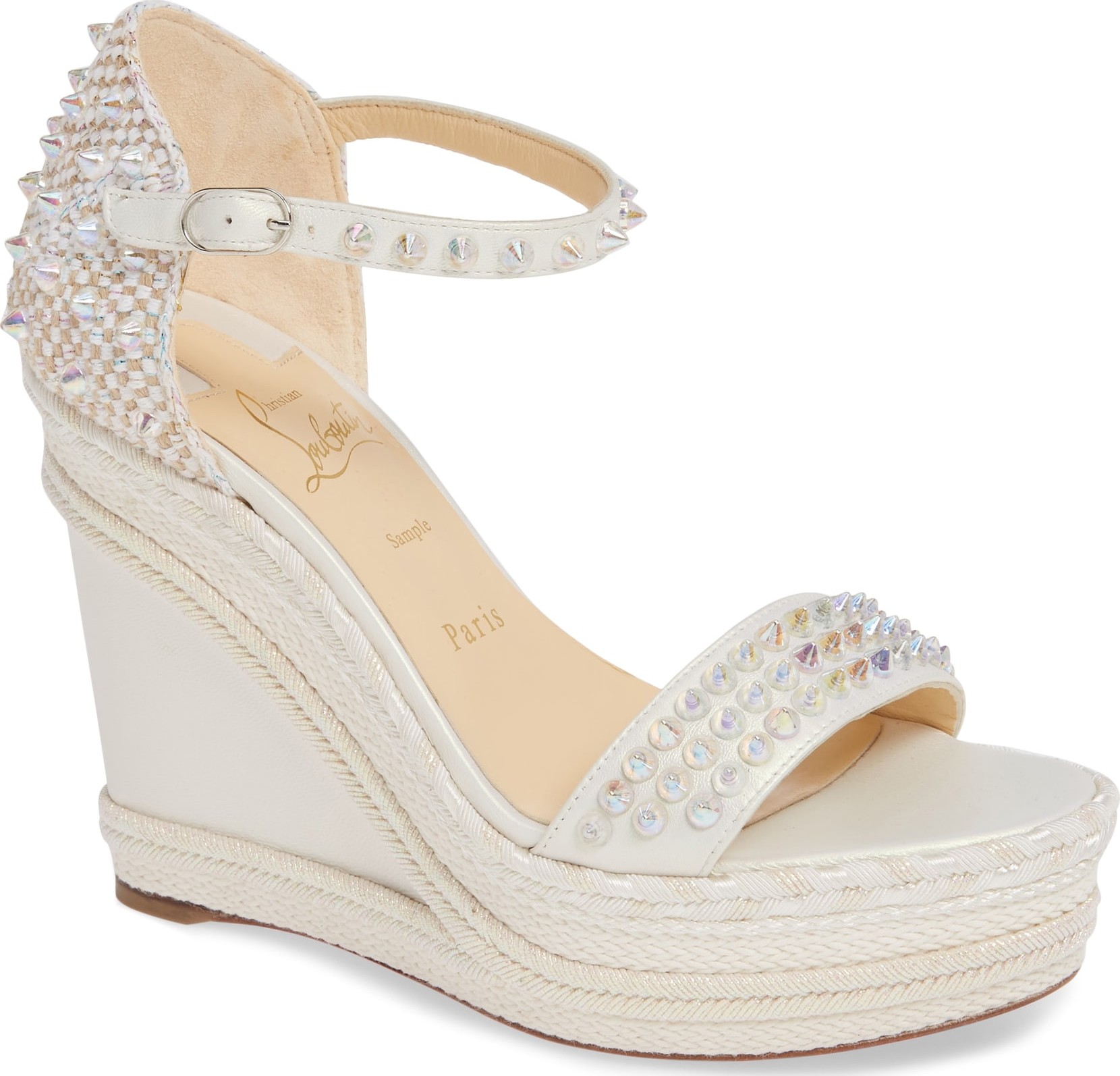 Christian Louboutin Madmonica Spike Wedge Sandal