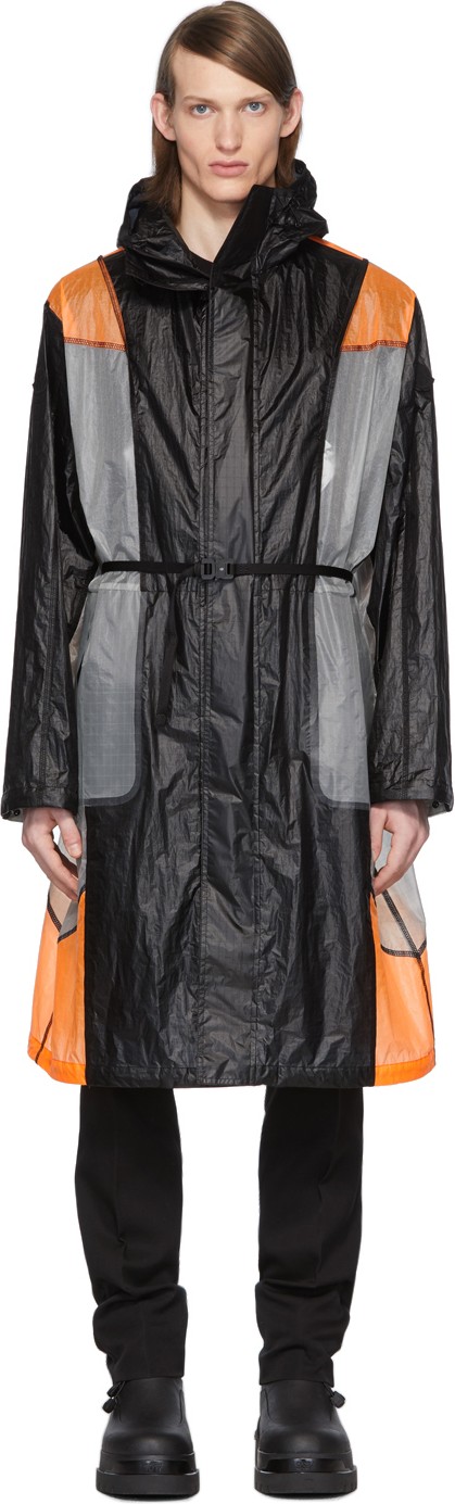 Moncler Genius 6 Moncler 1017 ALYX 9SM Black & Orange Colorblock Cosmos Jacket