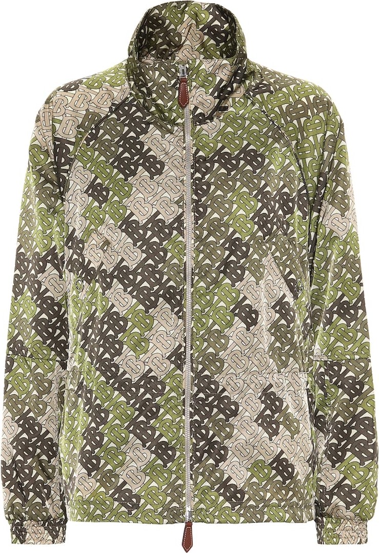Burberry London England Printed twill jacket