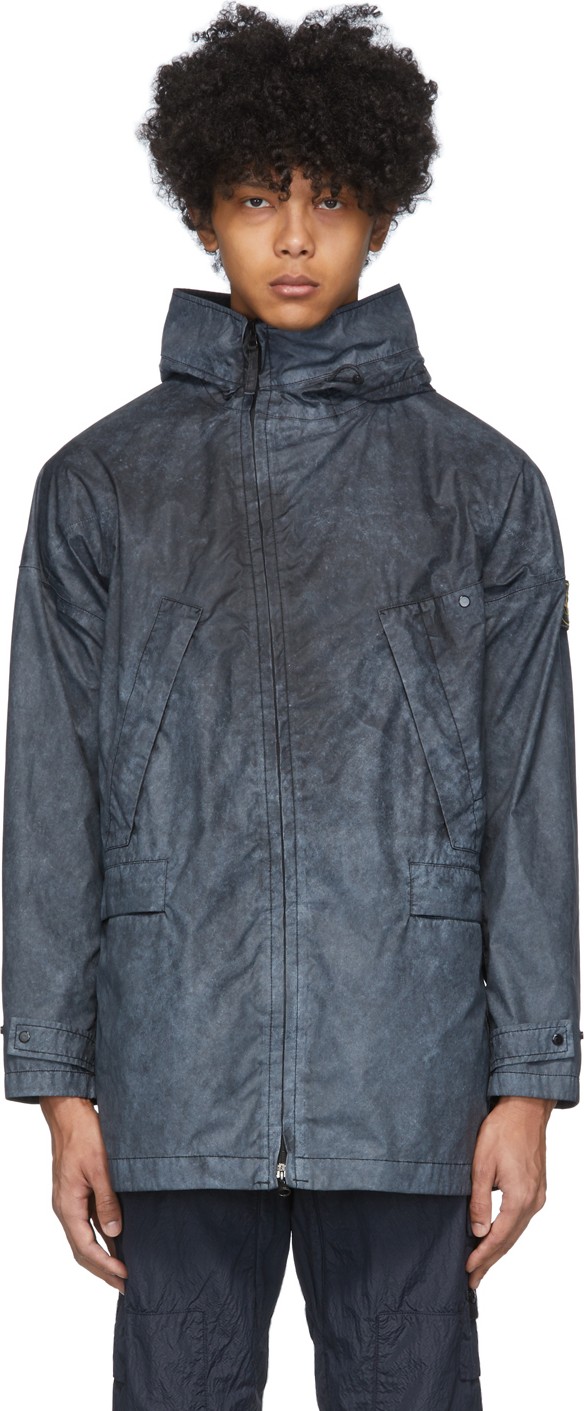 Stone Island Black 3L Membrana Dust Jacket
