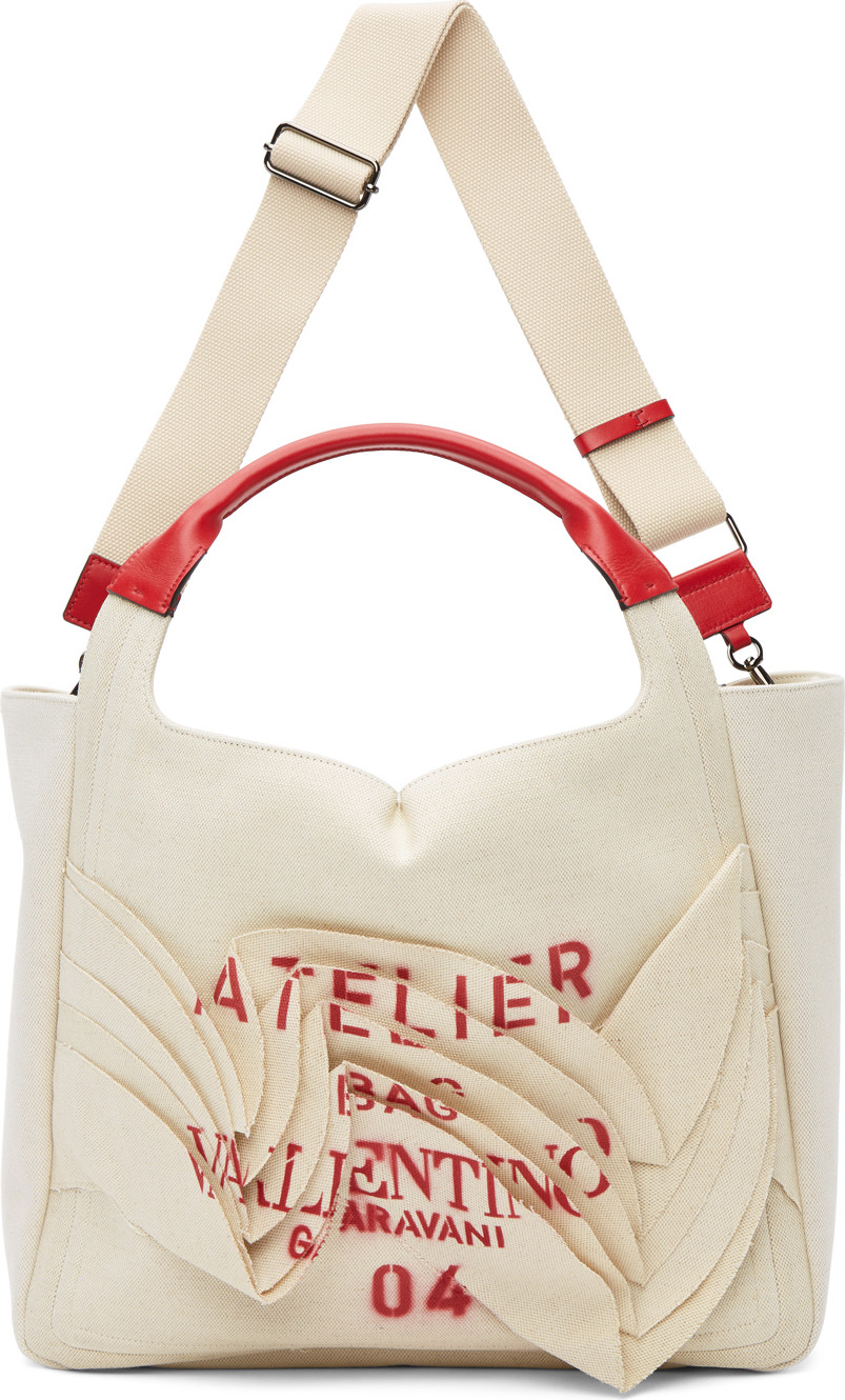 Valentino - Beige Valentino Garavani 'Atelier Bag 04' Tote