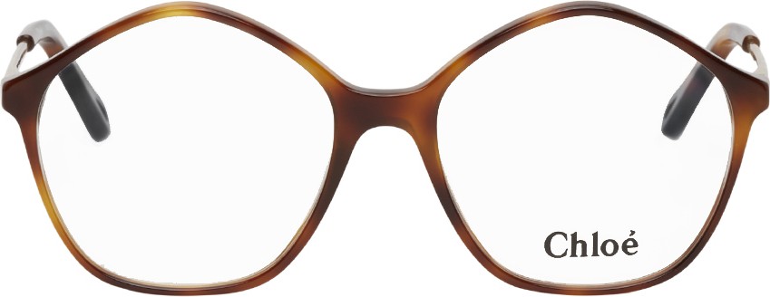 Chloe Tortoiseshell Round Glasses