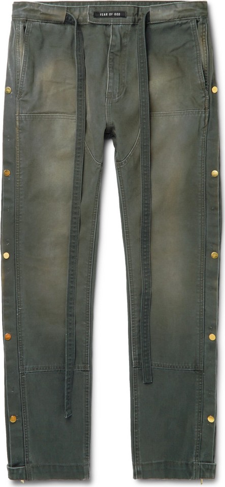 Fear of God Cotton-Canvas Drawstring Trousers