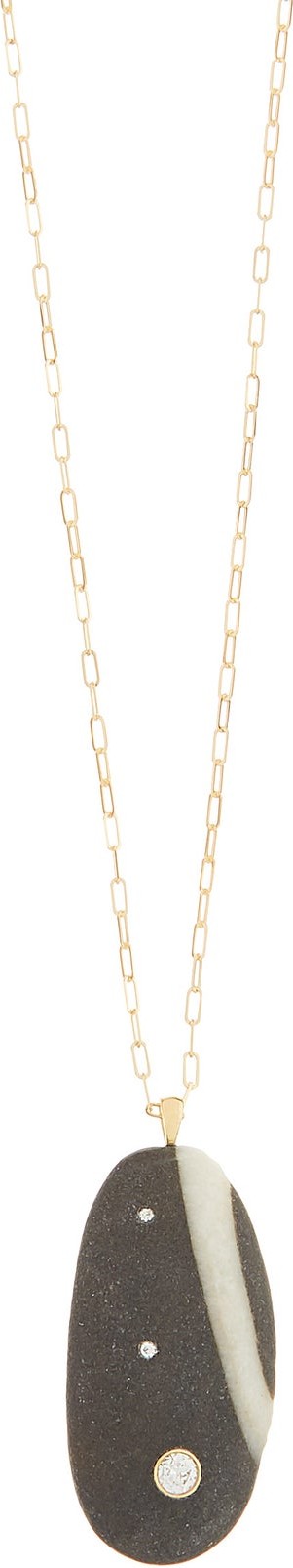 Cvc Stones Brazen diamond & 18kt gold necklace