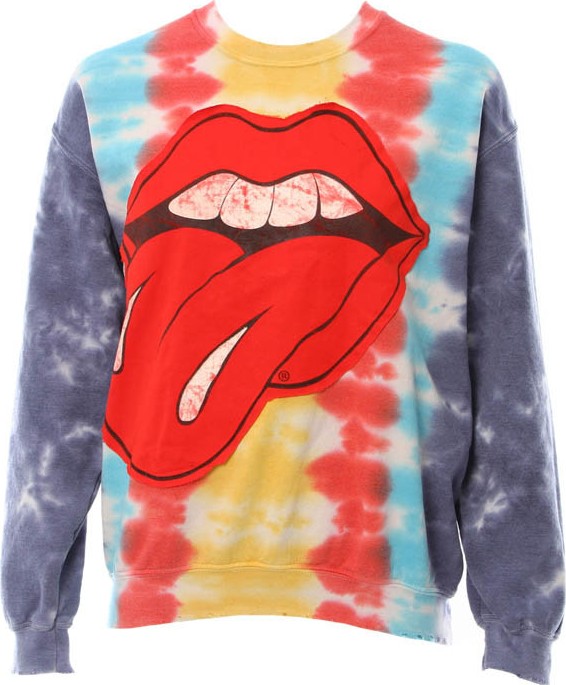 MADEWORN rolling stones pullover sweatshirt