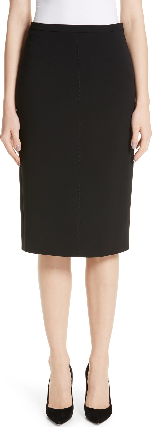 Max Mara Ornati Pleat Back Skirt