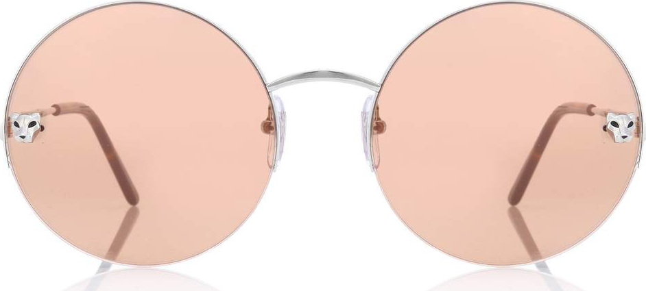 Cartier Panthère de Cartier round sunglasses