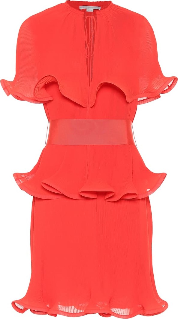 Stella McCartney Laidley plissé crêpe dress
