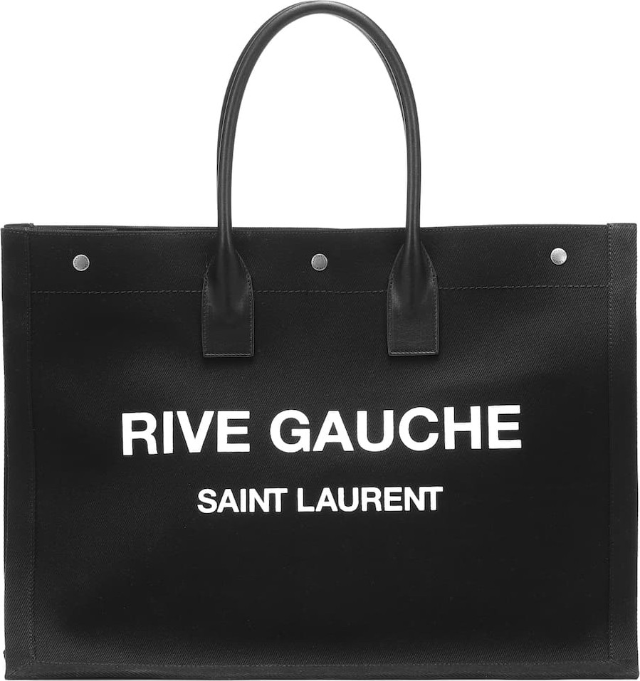 Saint Laurent Rive Gauche canvas tote