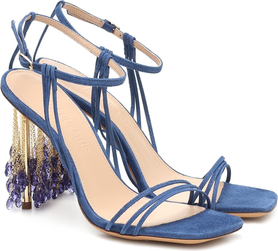 Jacquemus Les Sandales Lavandes suede sandals