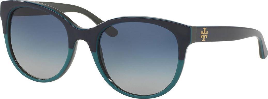Tory Burch Square Two-Tone Sunglasses